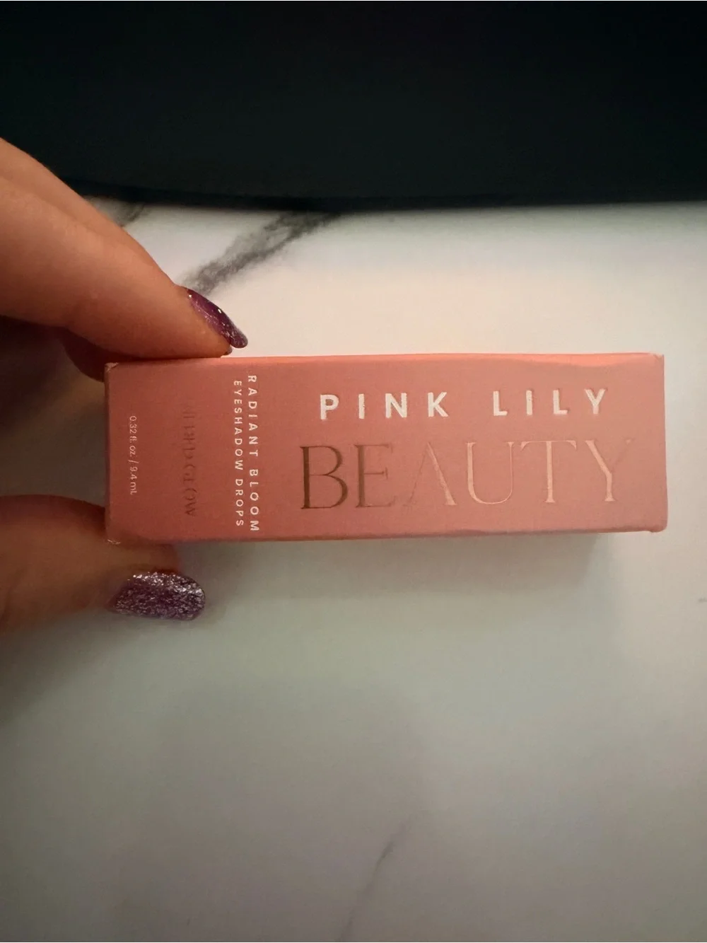 Pink Lily Beauty Radiant Bloom Eyeshadow Drops Gilded Glow